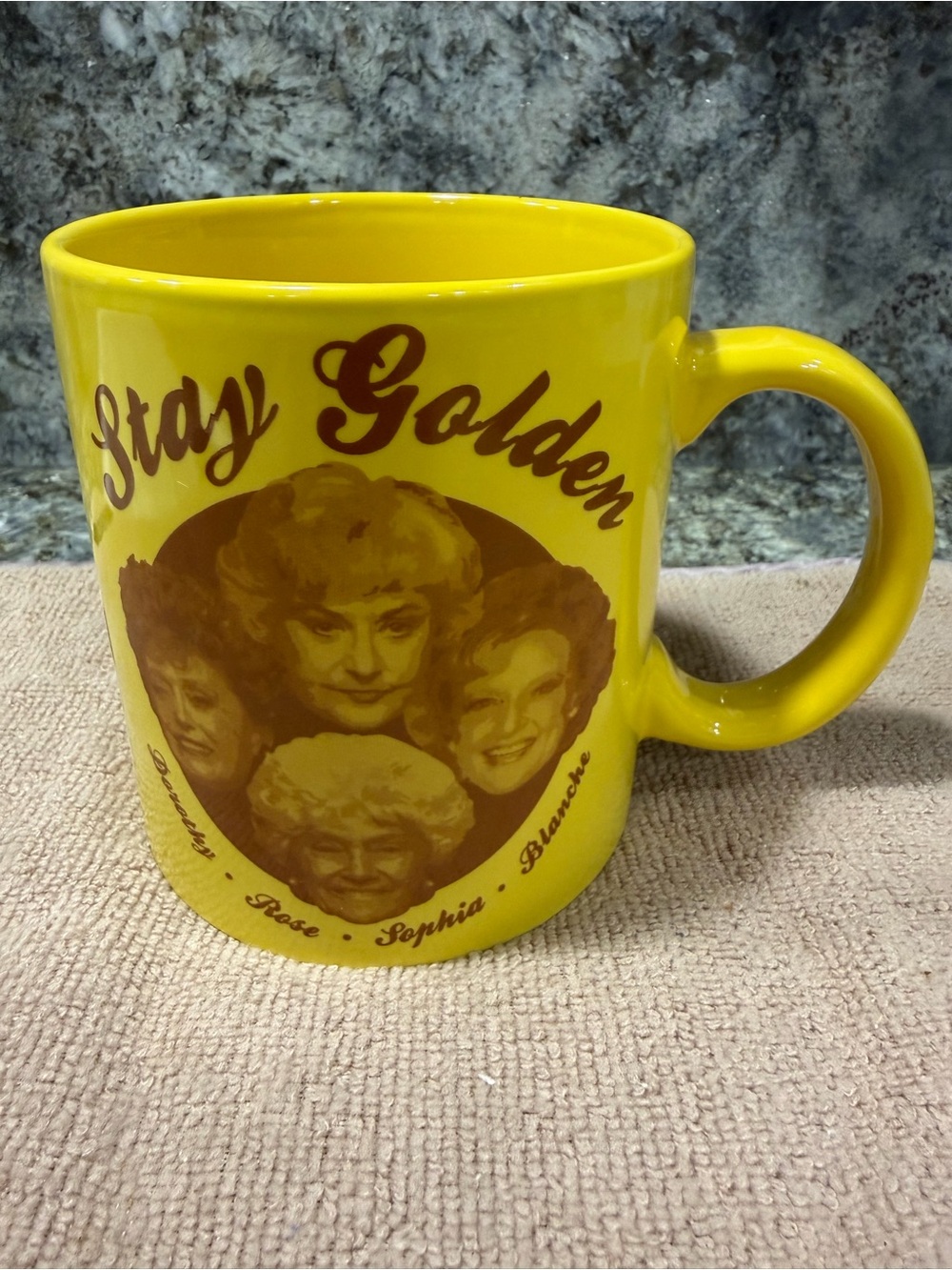 The Golden Girls “Stay Golden” 20 oz Ceramic Mug | NWT